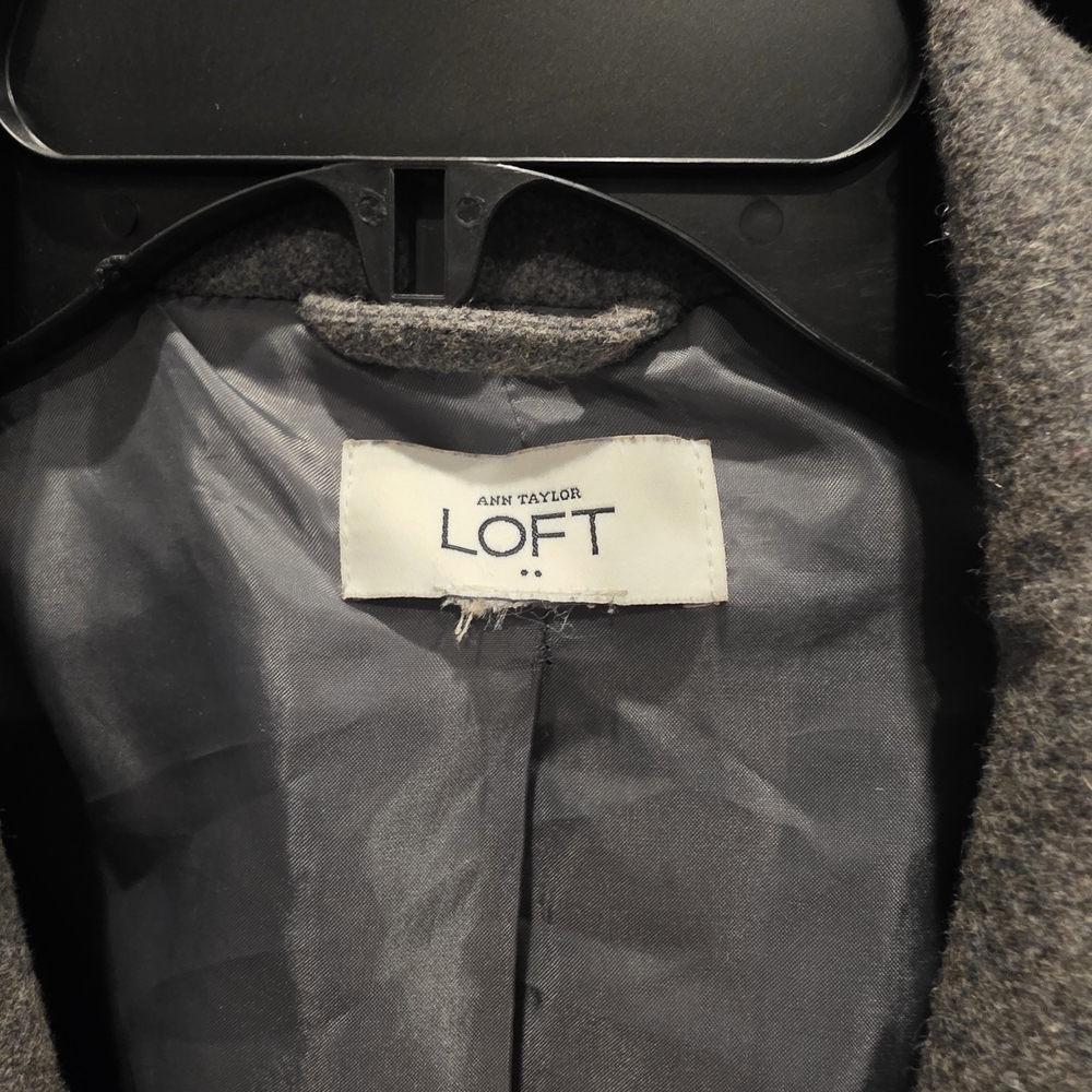Ann Taylor Gray Pea Coat